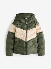 Nike Cargo Khaki Synthetic Fill Hooded Jacket - Image 8 of 8