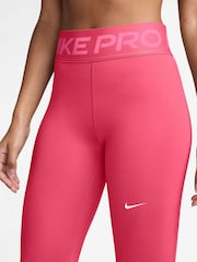 Nike Bright Pink Pro Sculpt Dri-FIT High-Waisted Leggings - Image 3 of 5