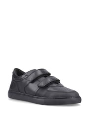Hush Puppies Black Daxton Touch Fastening Senior School Shoes - Image 5 of 7