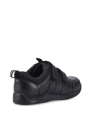 Hush Puppies Black Josh 2 Touch Fastening Junior School Shoes - Image 3 of 4