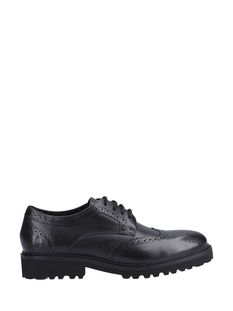 Hush Puppies Black Gabi Lace Up Junior School Shoes - Image 1 of 4 Hush Puppies Black Gabi Lace Up Junior School Shoes - Image 1 of 4