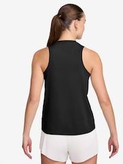 Nike Black One Swoosh Dri-FIT Graphic Running Tank Top - Image 2 of 3