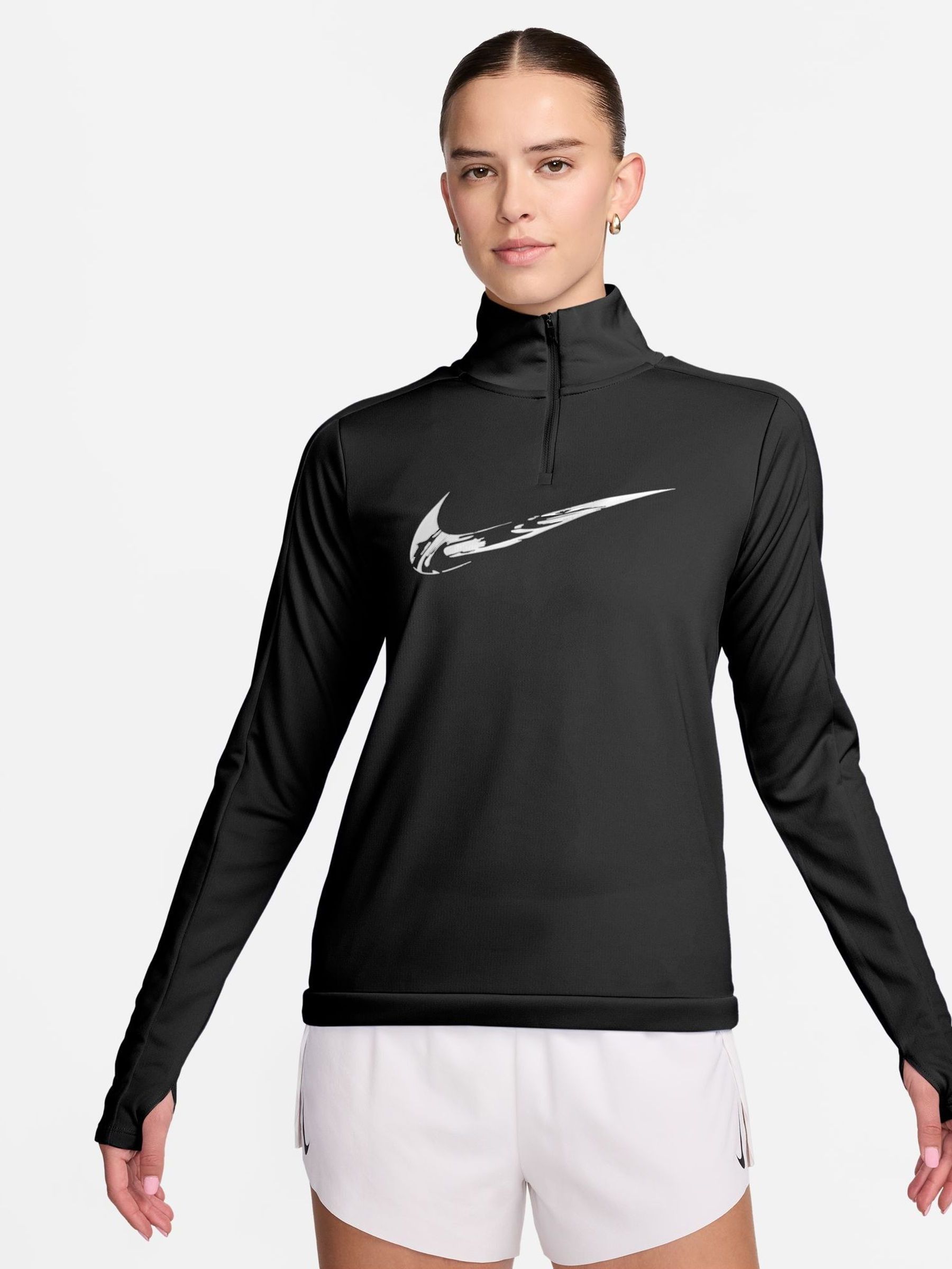 Nike swoosh half zip clearance