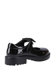 Hush Puppies Astrid Bow Patent Senior School Shoes - Larawan 3 ng 7