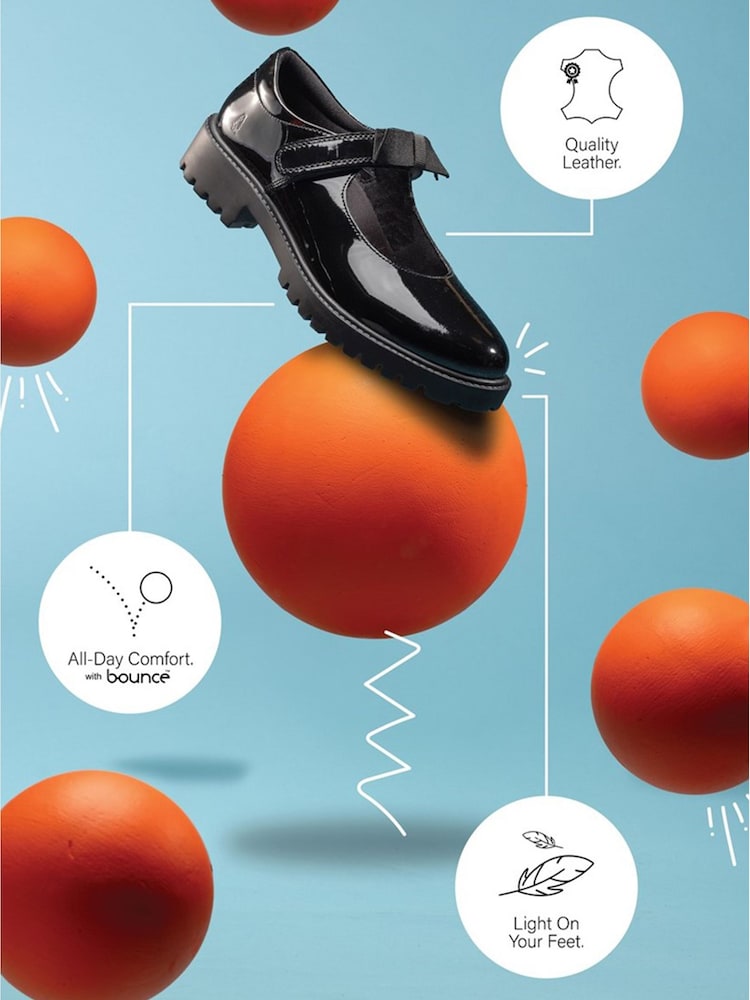 Hush Puppies Astrid Bow Patent Senior School Shoes - Larawan 7 ng 7 Hush Puppies Astrid Bow Patent Senior School Shoes - Larawan 7 ng 7