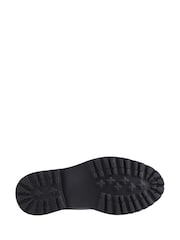 Hush Puppies Black Patent Gabi Lace Up Junior School Shoes - Image 4 of 4