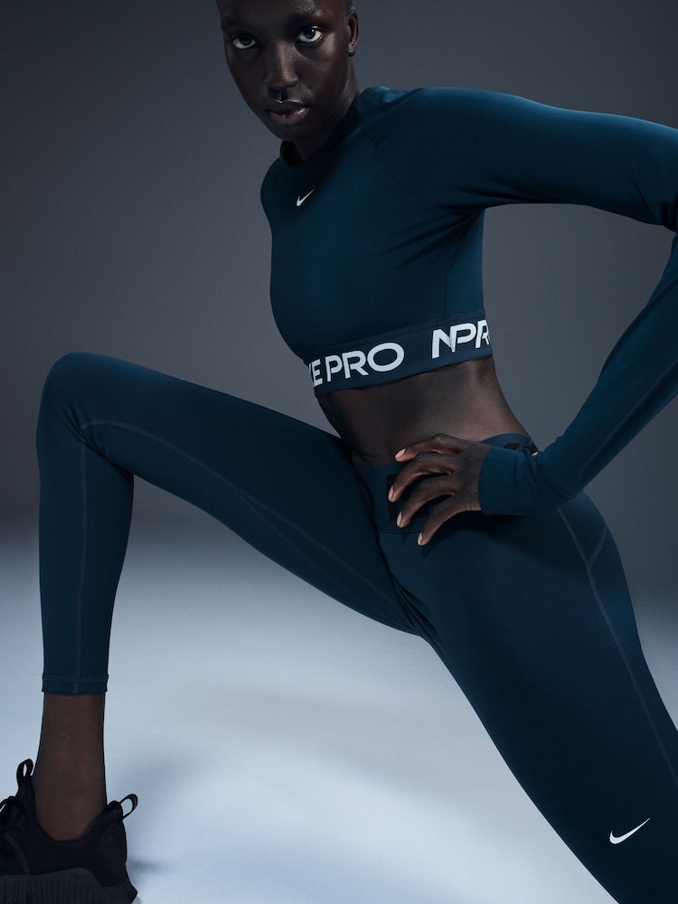 Navy Blue Nike Climalite Leggings Buy Nike Navy Pro Sculpt Dri-FIT