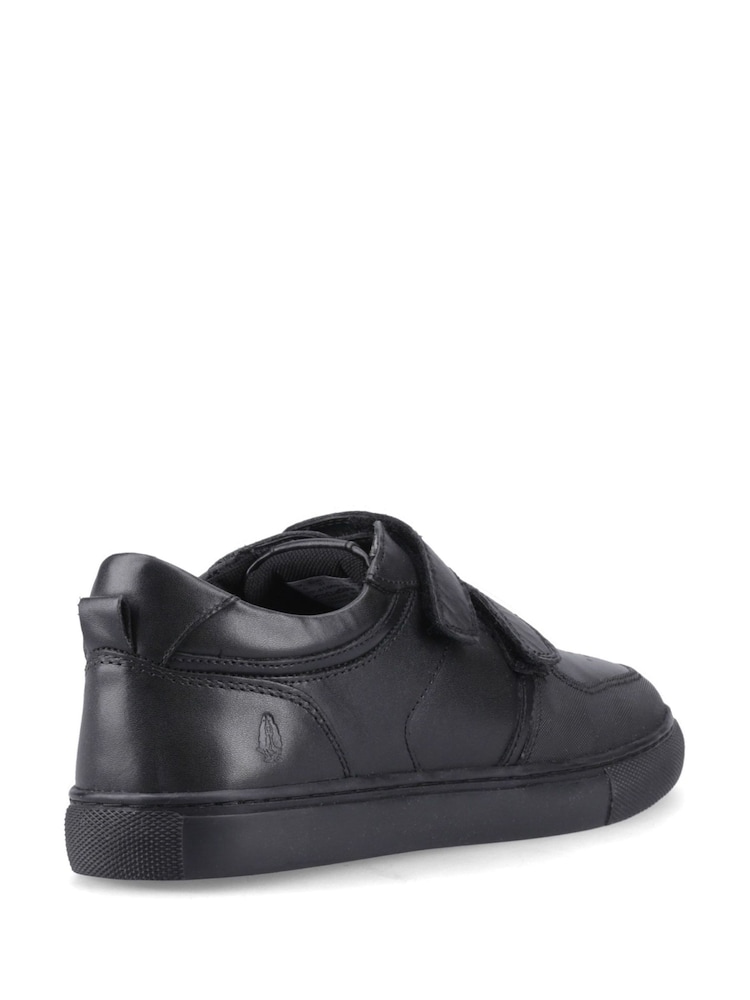Hush Puppies Black Daxton Touch Fastening Senior School Shoes - Image 2 of 5 Hush Puppies Black Daxton Touch Fastening Senior School Shoes - Image 2 of 5