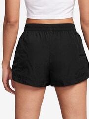 Nike Black Windrunner Woven Mid Rise 2 Inch Shorts - Image 2 of 4