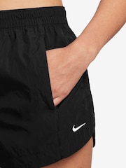 Nike Black Windrunner Woven Mid Rise 2 Inch Shorts - Image 4 of 4