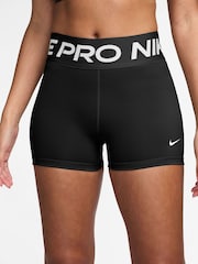 Musta - Nike Pro Sculpt Korkea vyötärö 3 Pyöräilyshortsit - Kuva 3 / 6