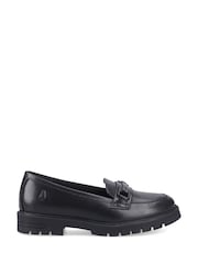 Hush Puppies Black Hazel Snaffle Loafers - Image 1 of 4