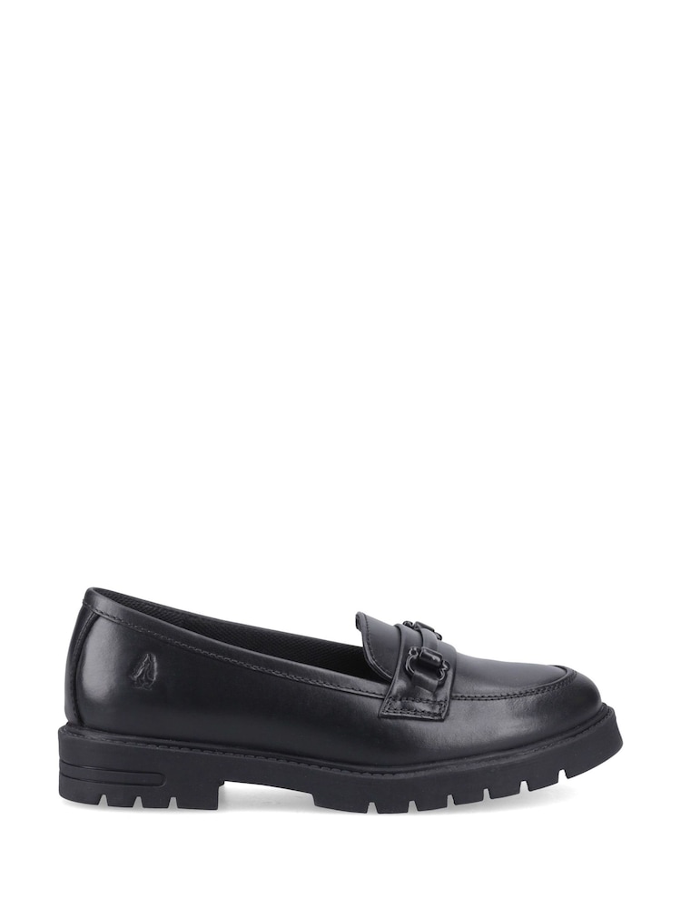 Hush Puppies Black Hazel Snaffle Loafers - Image 1 of 4