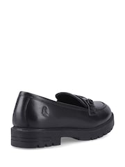Hush Puppies Black Hazel Snaffle Loafers - Image 3 of 4