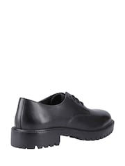 Hush Puppies Black Aubrey Lace Up Senior School Shoes - Image 2 of 5