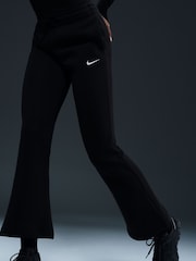 Nike Black Phoenix Fleece Mid Rise Flared Joggers - Image 5 of 5