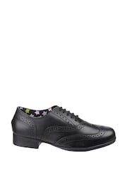 Hush Puppies Black Kada Senior School Shoes - Image 1 of 4