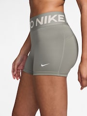 Nike Green Pro Sculpt High Waisted 3 Cycling Shorts - Image 3 of 4