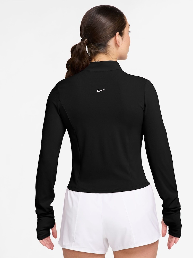 Nike Black Zenvy Dri-FIT Full-Zip Long-Sleeve Top - Image 2 of 3