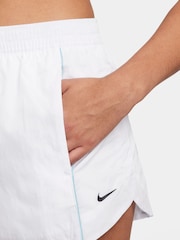 Nike White Windrunner Woven Mid Rise 2 Inch Shorts - Image 4 of 4