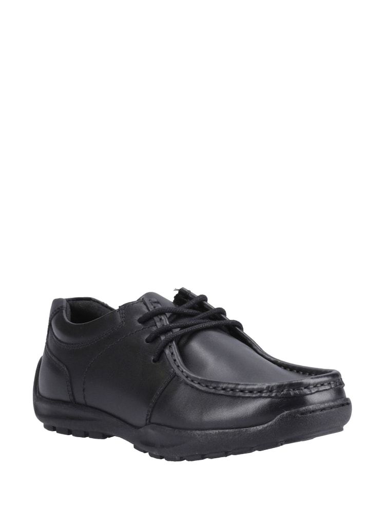 Hush Puppies Black Mackenzie Senior School Shoes - Image 2 of 4 Hush Puppies Black Mackenzie Senior School Shoes - Image 2 of 4