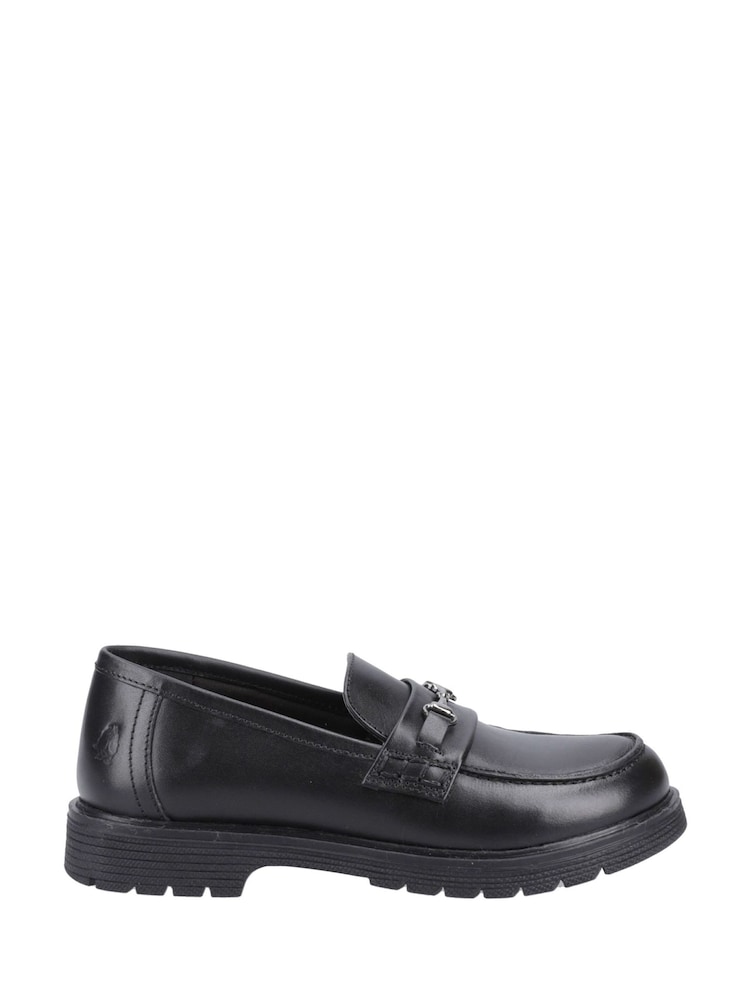Hush Puppies Black Lydia Senior School Shoes - Image 1 of 4