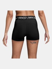 Nike Black Pro Dri-FIT Mid Rise 3 Cycling Shorts - Image 2 of 4