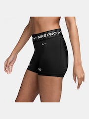 Nike Black Pro Dri-FIT Mid Rise 3 Cycling Shorts - Image 3 of 4