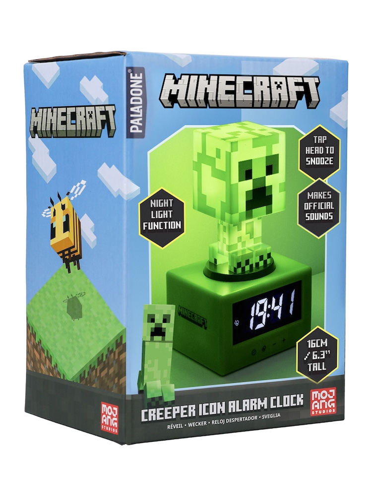 Minecraft Creeper Icon Alarm Clock - Image 4 of 4