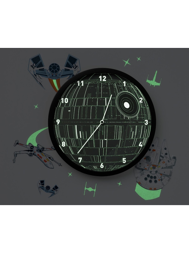 Star Wars Glow In The Dark Wall Clock - Image 1 of 3