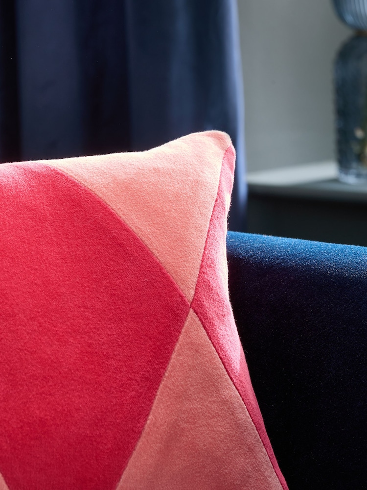 Pink Quinn Velvet Cushion - Image 2 of 5