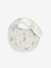 Pink Baby 100% Cotton Bibs 5 Pack - Image 6 of 6
