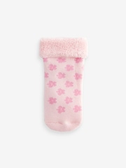 Pink Towelling Character Socks 4 Pack (0mths-2yrs) - Image 3 of 5