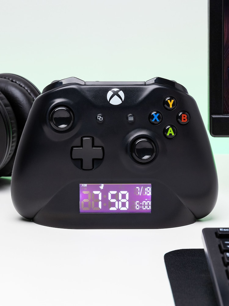 Xbox Black Alarm Clock - Image 1 of 4 Xbox Black Alarm Clock - Image 1 of 4