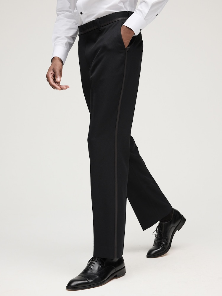 Black Tuxedo Trousers - Image 1 of 9 Black Tuxedo Trousers - Image 1 of 9