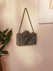 Black Camera Slogan Hanging Ornament - Image 1 of 5