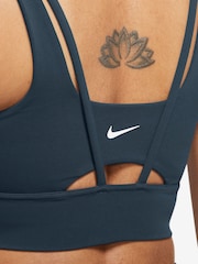 Nike Armory Navy Zenvy Medium-Support Padded Longline Sports Bra - Image 3 of 3