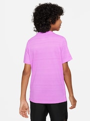 Nike Rush Fuschia Dri-FIT Miler Training T-Shirt - Image 2 of 5