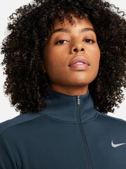 Nike Navy Dri-FIT Pacer Half Zip Running Top - Image 4 of 5