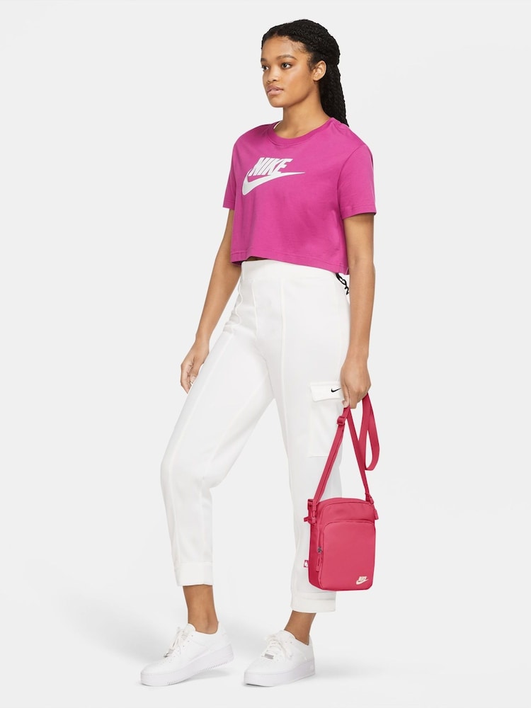 Nike Red Heritage Cross-Body Bag - Image 8 of 8