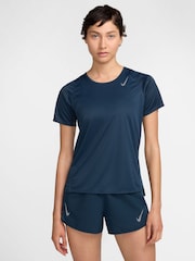 Nike Navy Dri-FIT Race Short Sleeve Running Top - Image 1 of 7