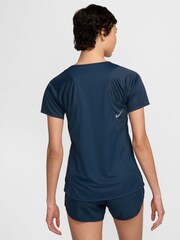 Nike Navy Dri-FIT Race Short Sleeve Running Top - Image 2 of 7