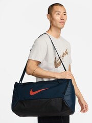 Nike Blue Small Brasilia 9.5 Training Duffel Bag (41L) - Image 10 of 11