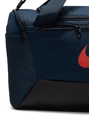Nike Blue Small Brasilia 9.5 Training Duffel Bag (41L) - Image 7 of 11