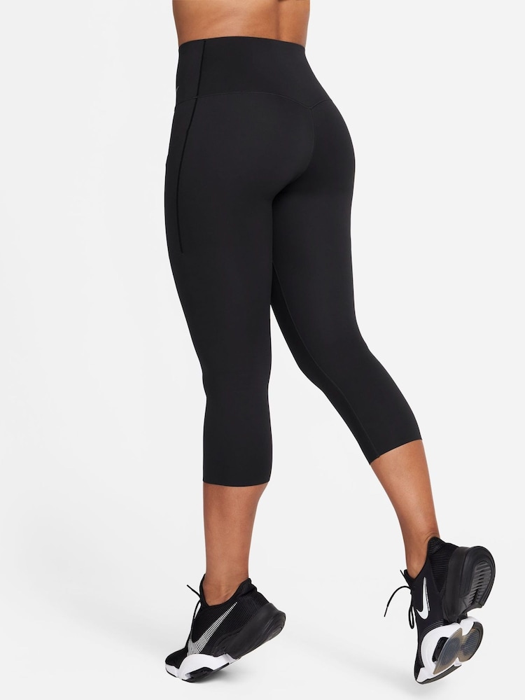 Nike Universa Medium Support High Waisted Cropped Leggings with Pockets - Bild 2 von 8