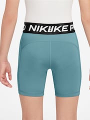 Nike Turquoise 5 Inch Dri-FIT Pro Shorts - Image 2 of 4