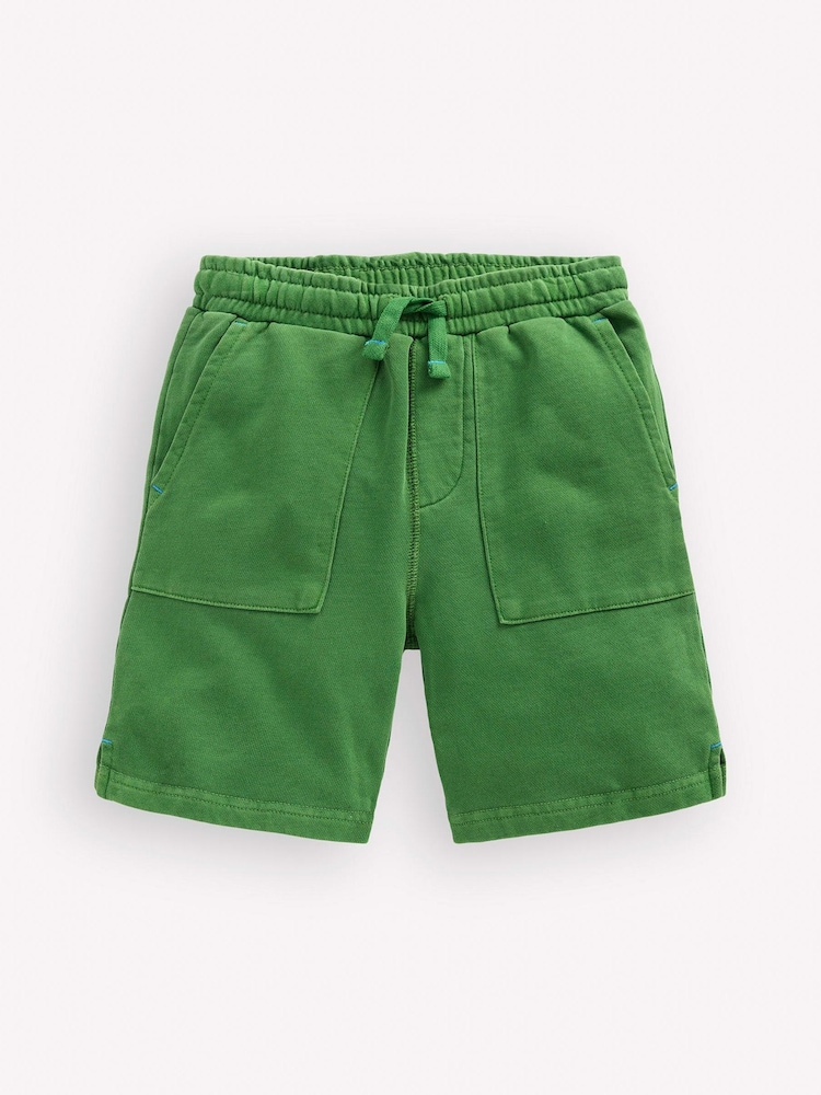Boden Green Garment Dye Sweatshorts - Image 1 of 3