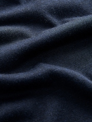 Navy Regular Fit Signature Knitted Polo Shirt - Image 8 of 8