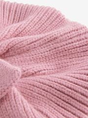 Pink Baby Knitted Bow Turban Hat (0mths-3yrs) - Image 3 of 3
