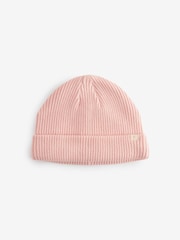 Pink Baby Beanie Hats 2 Pack (0mths-2yrs) - Image 4 of 6